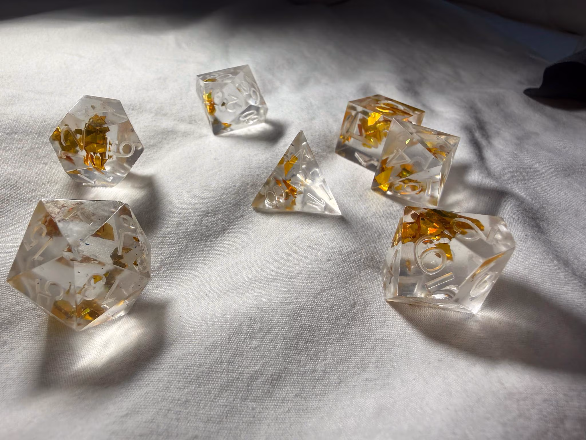 Gilded Hallow dice set preview